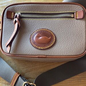 Dooney & Bourke Brown Leather Crossbody Bag
